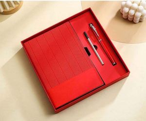 Custom Business <b>Boxes</b> for Event Promotion With Logo Box Packaging A5 Notebook Journal and Pen Gift Set - Product Image 6
