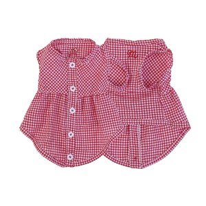 Pakaian Hewan Peliharaan ZHONGYA Model Baru Musim Semi dan Musim Panas, Gaun Kotak-kotak untuk Kucing dan Anjing, Gaya Internet Red Plaid Dress Bitter Bear Marzis untuk Anjing Kecil, Gaya Ins - Product Image 5