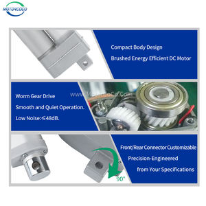 มอเตอร์ไฟฟ้ากระแสตรงแบบขัด<span class=keywords><strong>4000N</strong></span> 400กก. เงียบทรงพลัง & 48DB เรียบมอเตอร์ไฟฟ้ากระแสตรงมีแปรงถ่านสำหรับงานหนัก12V 24V ตัวเลือกเซนเซอร์ฮอลล์ - Product Image 5