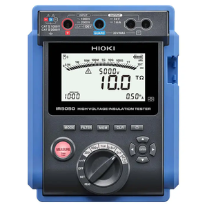 Testeur de résistance d'isolement électronique HIOKI IR5050, mesure de la résistance d'isolement haute tension jusqu'à 5 kV - Product Image 2