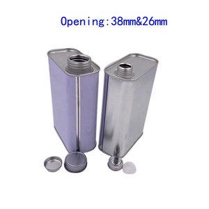 Fornitore Cinese di <span class=keywords><strong>Lattine</strong></span> Vuote Quadrate Personalizzate da 1L per Confezionamento di Olio Motore e Olio d'Oliva - Product Image 2