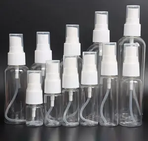 5-100ml bottiglia di plastica alcol separato bottiglia dello spruzzo di profumo personalizzato