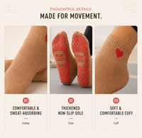 Chaussettes de yoga mi-mollet pour femmes, chaussettes de yoga antidérapantes personnalisées, chaussettes de yoga douces et confortables de haute qualité, logo personnalisé