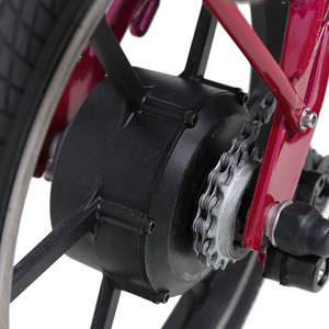 Vélo électrique pliable TXED 16 pouces 250W avec moteur de moyeu arrière, batterie au lithium 36V 7.8Ah, double frein à patin, vélo électrique pliable - Product Image 4