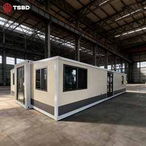 移动小房子3 4卧室折叠预制房屋20英尺40英尺豪华可扩展集装箱房屋 - Product Image 1