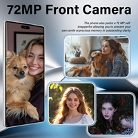 I18 Pro Max Ponsel 5G Tanpa Kunci Kamera 108 Juta Piksel Snapdragon 8 Gen4 Face ID Baterai 8000mAh Android