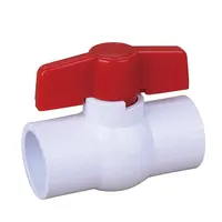 SHANGHAI YOKO de PVC válvula de bola de plástico de válvula de bola para suministro de agua