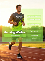 T-shirt de sport pour homme en polyester 100% avec impression par sublimation 3D, plusieurs options de couleurs, manches courtes, séchage rapide, t-shirts d'entraînement, logo personnalisé