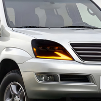 Ensemble de phares LED KGKB pour Lexus GX GX470 2003-2009, 6000K, trois lentilles de projecteur, clignotants séquentiels, démarrage Plug & Play