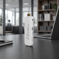Meilleur Dongle TV Android 14 XS97 S3 PRO RK3518 4K Ultra HD WiFi6 BT5.4 avec Télécommande Vocale, Mini Clé TV OEM Prise en Charge pour la Maison