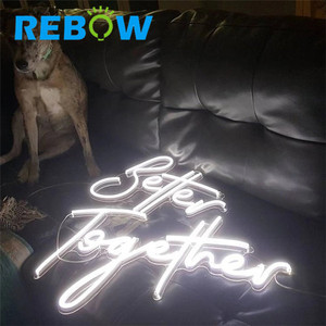 Rebow Thả Vận Chuyển Bán Buôn Không Thấm Nước RGB Acrylic LED Linh Hoạt Tùy Chỉnh Neon Đăng <span class=keywords><strong>Letters</strong></span> - Product Image 3
