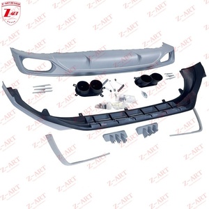 Kit carrosserie Z-ART en PP injecté pour Audi Q8, kit de tuning en plastique pour Q8 2019-2023, pare-chocs avant + diffuseur arrière, pièces de pare-chocs de voiture - Product Image 2