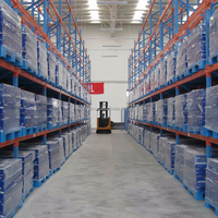 Étagères de stockage extensibles robustes - Système de poutres épaisses en acier laminé à froid avec revêtement en poudre époxy, adaptable avec les besoins de la croissance de l'entreprise