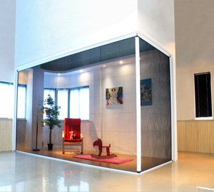 Venta caliente aluminio plisado de la puerta de la pantalla - Product Image 3