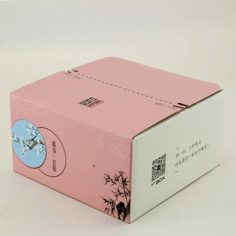 Матовая самоклеящаяся бумажная коробка для почтовых отправлений на молнии с логотипом на заказ, Гофрированная коробка для отправки на молнии с логотипом на заказ