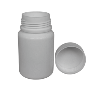 50cc White Plastic HDPE Bottle Pharmaceutical <strong>Container</strong> <strong>for</strong> Oral Solid Medication Pill Capsule <strong>Tablet</strong> Powder with Screw Cap CRC - Product Image 5