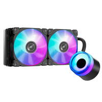 Refroidisseur de processeur liquide AIO Premium 360 mm, ventilateur PWM 62,8 CFM, radiateur en aluminium, faible bruit