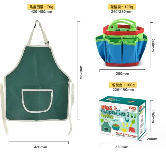 Nieuwe Stijl Kinderen Tuin Planten Tool Set Kinderen Tuinieren Tool Set Inclusief Kinderen Shove Troffel Hark Outdoor Tuingereedschap Set