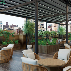 <span class=keywords><strong>Toldo</strong></span> Retráctil de Aluminio de Alta Calidad ANCSEM con Drenaje Oculto, Motor Silencioso y Embalaje en Caja de Madera para Patio, Jardín y Exteriores - Product Image 4