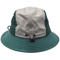 Chapeau Bob Unisexe pour Adultes en Maille Respirante Anti-UV avec Cordon Réglable pour Activités Sportives en Plein Air, Logo et Couleur Personnalisables