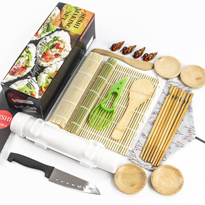 <span class=keywords><strong>Kit</strong></span> à <span class=keywords><strong>sushi</strong></span> en bambou, best-seller en gros, avec rideau à <span class=keywords><strong>sushi</strong></span> et stock suffisant - Product Image 1