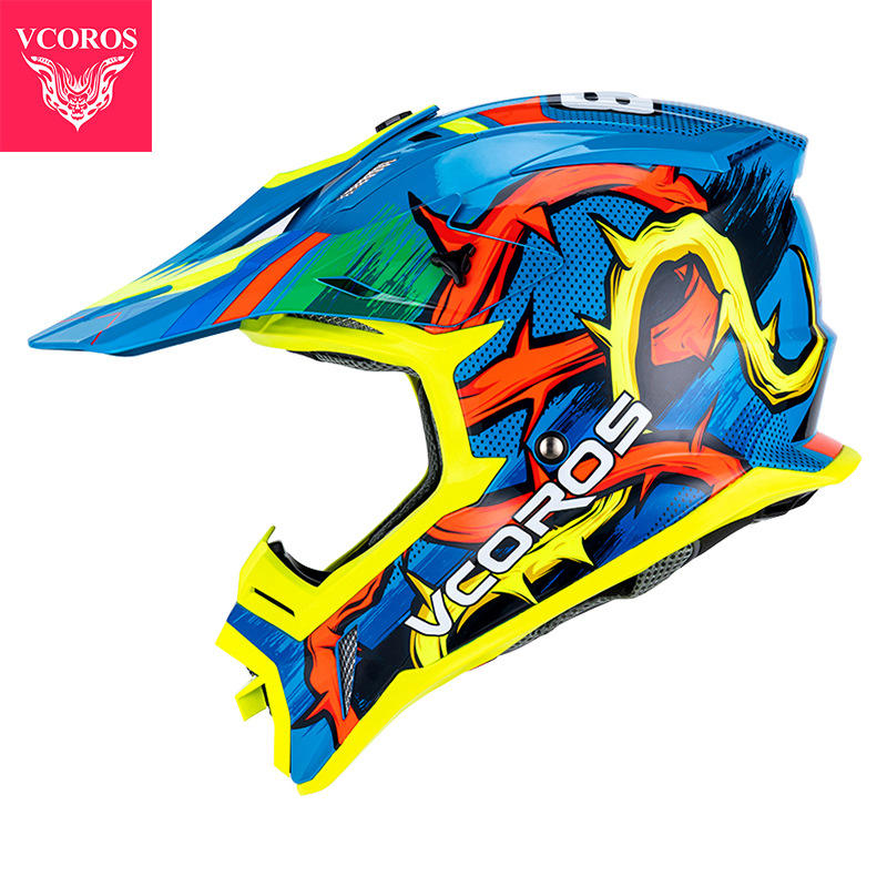 Espinas azules y rojas