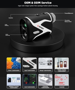 Telemetro Laser Binocolo Sndway SW-D per Esterni 6x 1000m-2000m OLED con Blocco Pendenza e Bandiera per Accessori Golf - Product Image 4