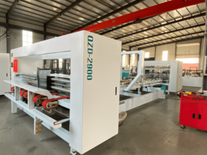 Máquina Guler de carpetas automática accionada eléctricamente para hacer papel/cajas corrugadas para alimentos, bebidas, motor de engranajes químicos - Product Image 4