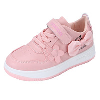 Chaussures Enfants Fille d'Usine, Baskets Décontractées de Loisirs d'Extérieur à la Mode pour Bébé avec Nœud Papillon