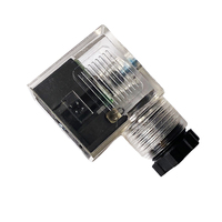 Tipo DIN B código C enchufe eléctrico válvula de solenoide de conector 43650 para LED