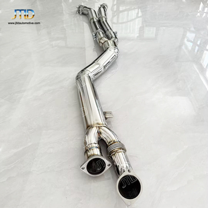 JTLD 304 Acero inoxidable pulido 4 "101MM Tubos MEDIOS DE <span class=keywords><strong>ESCAPE</strong></span> individuales para <span class=keywords><strong>BMW</strong></span> G8X G80 G82 M3 <span class=keywords><strong>M4</strong></span> S58 3,0 T <span class=keywords><strong>Escape</strong></span> Tubo de <span class=keywords><strong>Escape</strong></span> Coche - Product Image 4