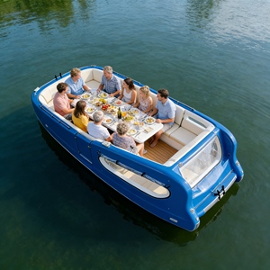 Nouveauté : Bateau catamaran gonflable compact, bateau gonflable pour voyages en solo et loisirs aquatiques - Product Image 1