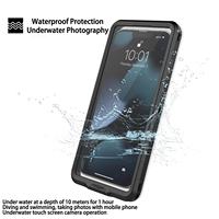 Nouvelle coque de téléphone antichoc étanche IP68 en PC+TPU, design sportif, avec sangle, compatible avec les modèles 12/13/14/15 (2025)