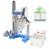 Machine de mélange cosmétique de laboratoire petit mélangeur d'homogénéisateur émulsifiant de pâte de pommade de pommade de vide