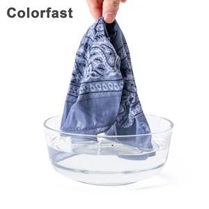 Vente en gros en vrac de bandeaux pour cheveux en coton de qualité supérieure 100% 22''22'' Motif paisley Style hip-hop en plein air pour hommes et femmes - Product Image 5