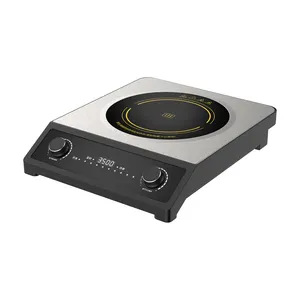 Nouveau modèle fournisseurs d'appareils de cuisine contrôle tactile prix de la cuisinière à induction en cristal noir