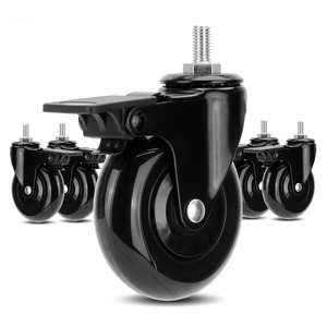 3 אינץ פו סיבוב גלגל caster עבור כיסא משרדי אוניברסלי שולחן עבודה שולחנות כיסוי אבק מחסה עבור סלון אוכל בית הספר ריהוט - Product Image 1