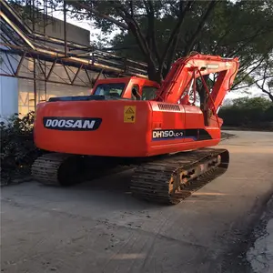 15 Ton Used Doosan Crawler Excavator DH150LC-7 Original From Korea/Second-hand Excavator Doosan DH150LC-7/in Good Condition