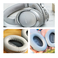 Coussinets d'oreille de remplacement en mousse coussinets de casque coussinets d'oreille coussin d'oreille pour Bose Quietcomfort QC2 QC15 QC25 QC35