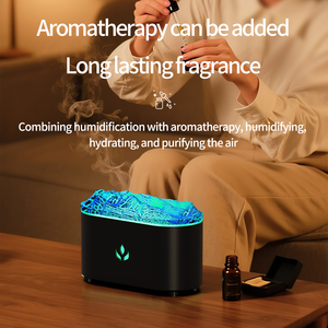 Hxtc88 Volcano Blast Flamme lave Crack Cool Mist Aromathérapie Atomiseur Portable Mini Petite Table Nébuliseur Parfum Aroma Diffuseur - Product Image 3