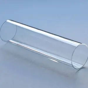 Stärke Fabrik transparent PC-Rohr transparent Zylinder Preis nachlass Polycarbonat rohr Kunststoff rohr