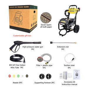 LINGBEN 170KC Nettoyeur haute pression portable, <span class=keywords><strong>fontaine</strong></span> et pompe pour petit étang, nettoyage haute pression - Product Image 3