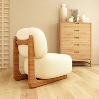 Fauteuil de loisir simple et luxueux, canapé design en velours pour salons, balcons, maisons d'hôtes, hôtels, villas, ensemble pour halls