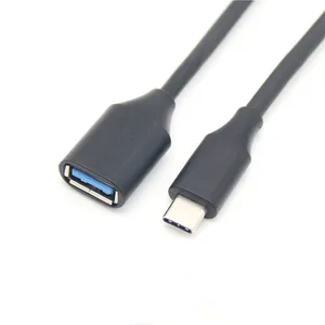 عينة مجانية من الشركة المصنعة حسب الطلب USB Type C ذكر إلى USB نوع USB سلك تمديد كابل نقل بيانات OTG للإناث