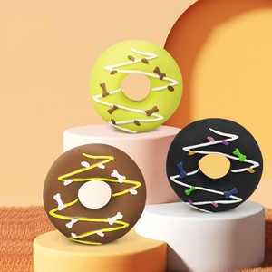 Juguete para Perros de Silicona Interactivo con Forma de Donut, Ecológico, de Lujo, para Limpiar y Moler los Dientes, Antiaburrimiento, con Sonidos - Product Image 2