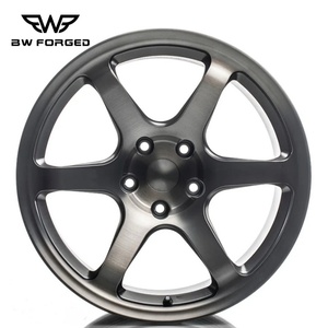 Rines Forjados Monobloque de Alto Rendimiento BW Custom de <span class=keywords><strong>6</strong></span> Radios con Acabado Pintado y Pulido para Autos, en <span class=keywords><strong>16</strong></span>, 17, 18, 19 y 20 Pulgadas, 5x120, 5x130, 5x110 - Product Image 1