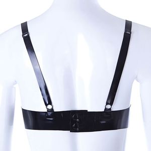 Bra Wanita Mode karet lateks Cup 1/4 hitam - Product Image 2