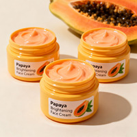 Crème visage à la papaye hydratante et éclaircissante de haute qualité en gros, pour lutter contre le vieillissement et corriger les taches brunes