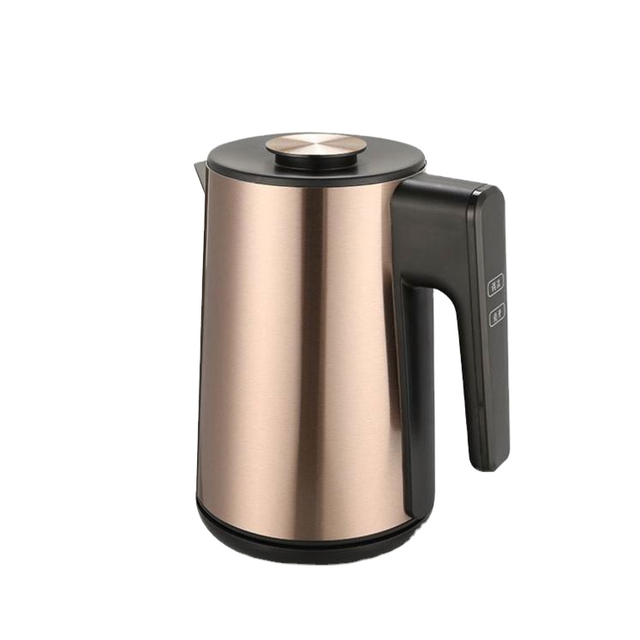 Electric Kettle With Button Control 1.5L Temperature Control Double-layer Keep-Warm Stainless Steel Pot Coffee Kettle