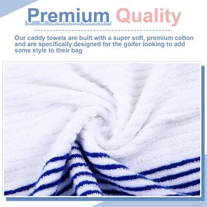 Serviette de golf 100% coton, couleur unie, séchage rapide, absorbante, logo personnalisé, lavable en machine, forme carrée/rectangulaire - Product Image 3